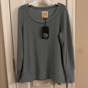 NWT Chaser Women's green lightweight sweatshirt size small